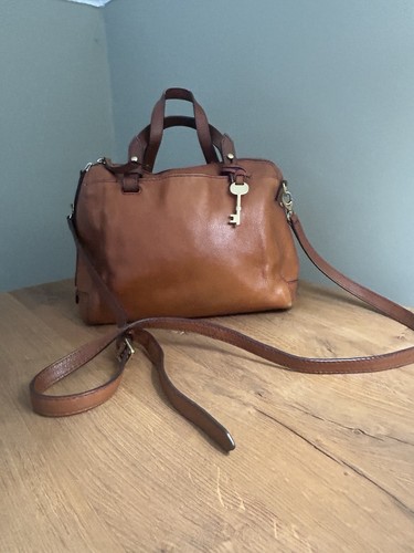 Fossil rachel leather satchel - fossil,