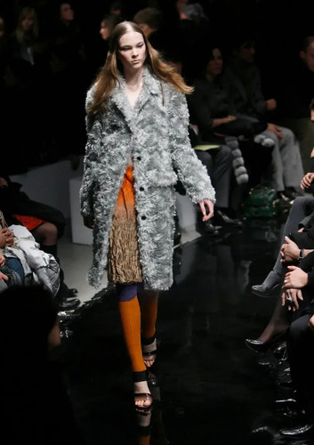 Prada w07 runway - runway, green