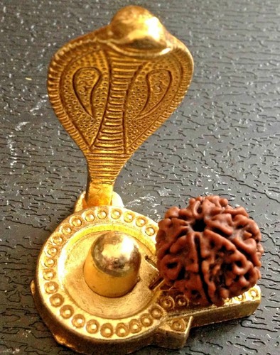 Shivling metal mini - metal, statue
