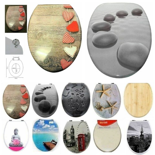 Toilet seat mdf - mdf, slow