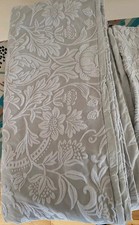 new Dunelm double Duvet Cover only DORMA WINCHESTER TEXTURED JACQUAR embroidered