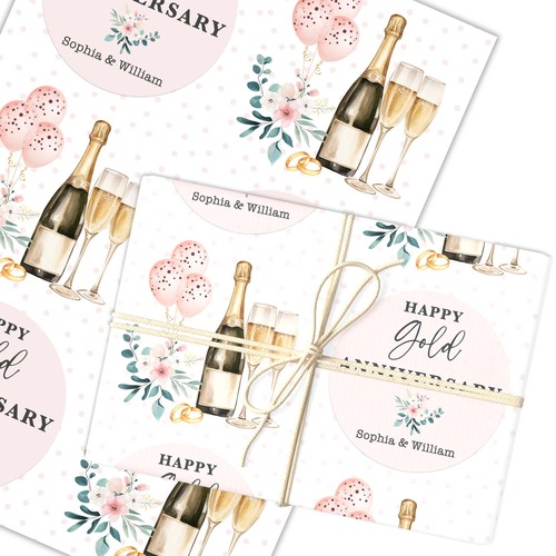 Personalised wrapping paper - personalised,