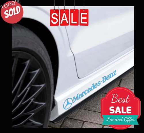 Mercedes benz side skirt gloss - side,
