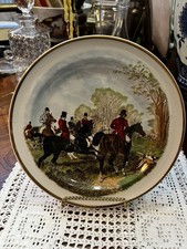 Wood & Sons Hunt Plate The Crown Suppliers 1989 From JF Herring Sr Series
