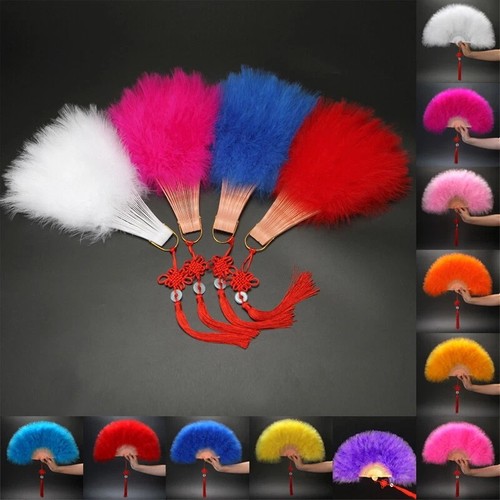 New feather folding fans - fans, hand