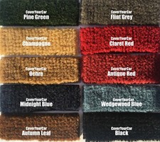 Carpet Set for the Morris Minor Pickup 1953 - 1973  UK Made Colour Choice