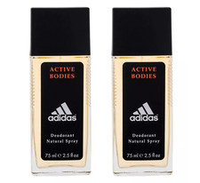 2 Pack x 75ml Adidas Active