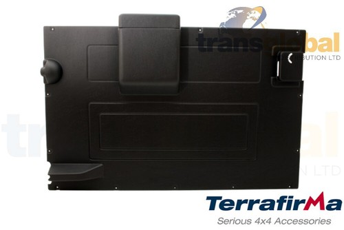 Black back rear door - back, card