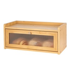 Wooden Bread Bin Large Bread