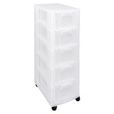 Slimline Storage Tower 5 X 12L