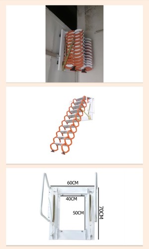 Wall mounted concertina loft - wall-mounted,