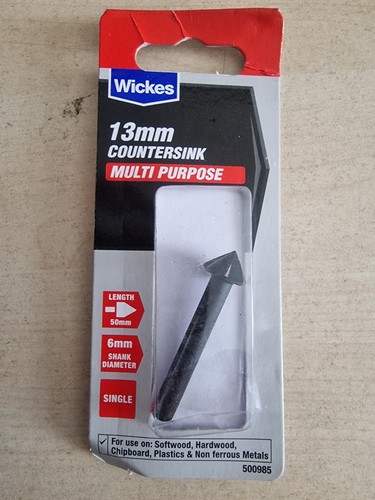 Wickes countersink drill bit - wickes,