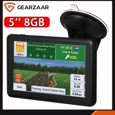 5'' 8GB Car Truck Sat Nav GPS Navigation Free Lifetime UK & EU Maps Touch Screen