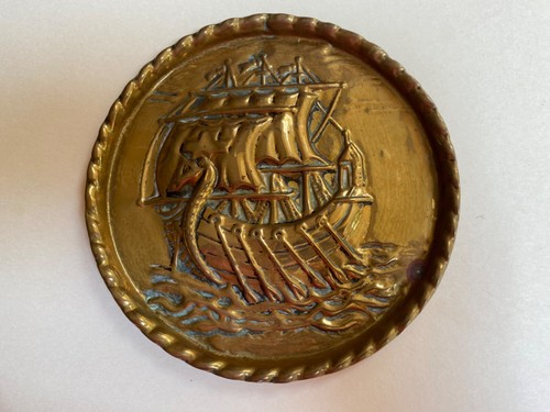 Vintage peerage brass plaque - vintage,
