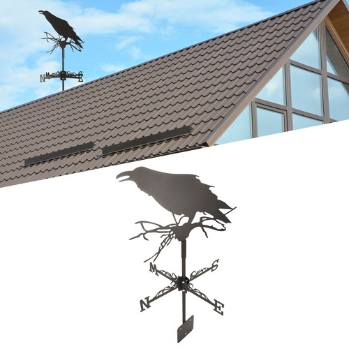Iron crow weathervane wind - iron,