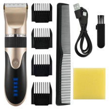 Mubittu Professional Hair Clipper Men's Barber Beard Trimmer Rechargeable Hair**