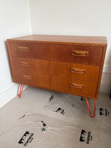 Teak chest drawers vintage - teak,