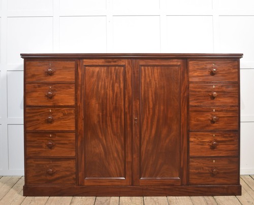 Regency mahogany low linen - low,