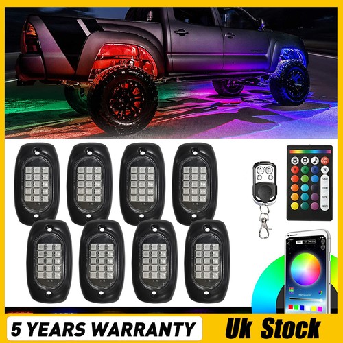 Rgb led under car rock - 8x,