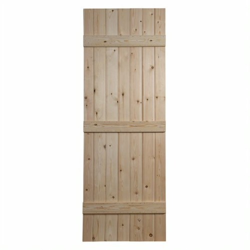 Solid pine ledged door - solid,