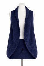 Evans Navy Longline Knitted