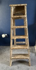 Vintage 6 Step Wooden Step