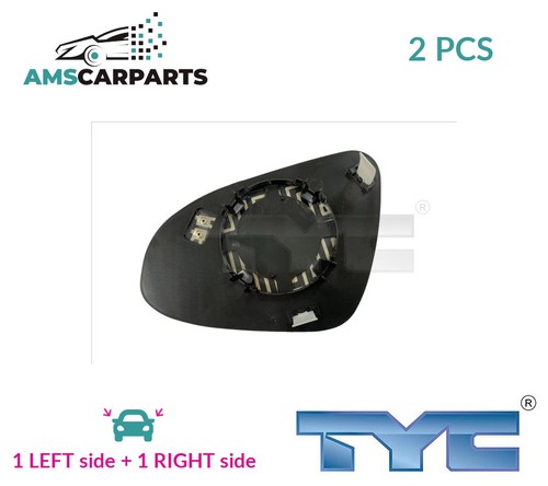 Rear view mirror glass pair - view,