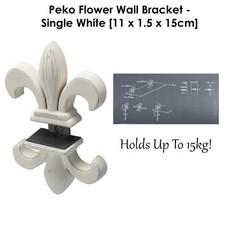 Cast Iron Wall Shelf Brackets - Heavy Duty Vintage Victorian Antique Rustic