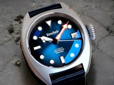 Sinclair Watches Titanium 36mm Case - Blue Ocean Dial-Seiko NH35a Auto Movement 