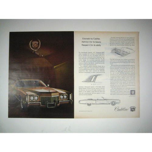Vintage 1971 cadillac - cadillac, eldorado