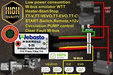 Webasto W-bus module S-30 Clear/Erase Errors in 3 seconds