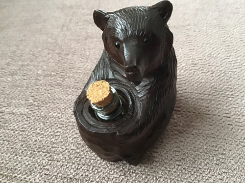 Rare black forest bear - black,