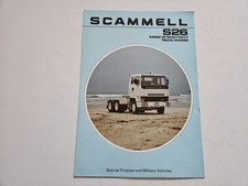 SCAMMELL S26 TRUCK SALES BROCHURE 1982 1983