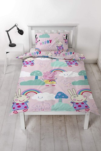 Peppa pig single duvet cover - peppa,
