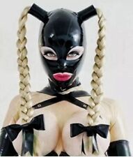 Latex Hood w/ Blond Ponytail