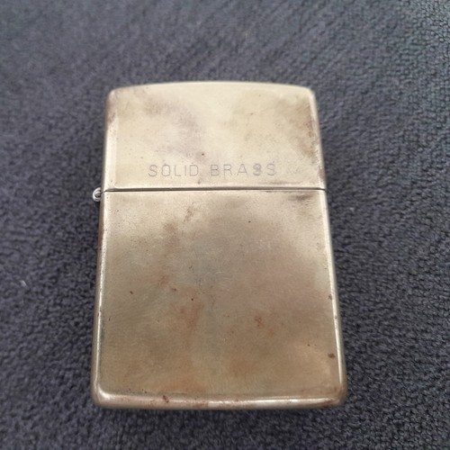 Zippo sold brass - brass, lighter