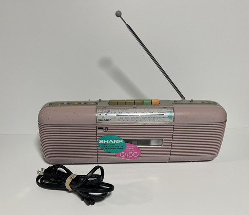 Vintage sharp am fm - vintage, qt-50(l)