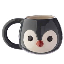3D Penguin Head Mug Novelty