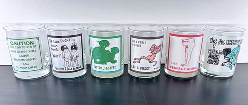 6 vintage 60s / 70s Risqué