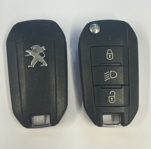 Peugeot button remote flip - button,