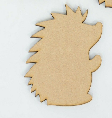 Mdf hedgehog craft shapes - mdf,
