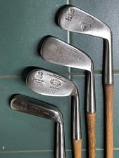 Hickory Golf Clubs X4 AH Scott