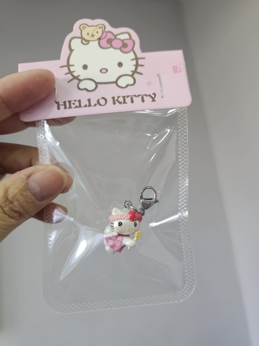 Hello kitty keyring enamel bag - keyring,