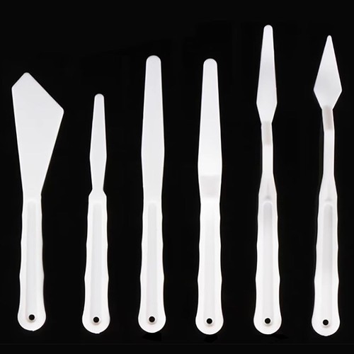 6pcs artist palette plastic - 6pcs,