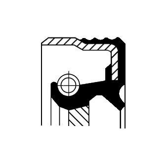 Shaft seal crankshaft - shaft,