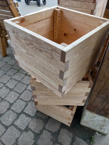 Wooden planters square - planters, from