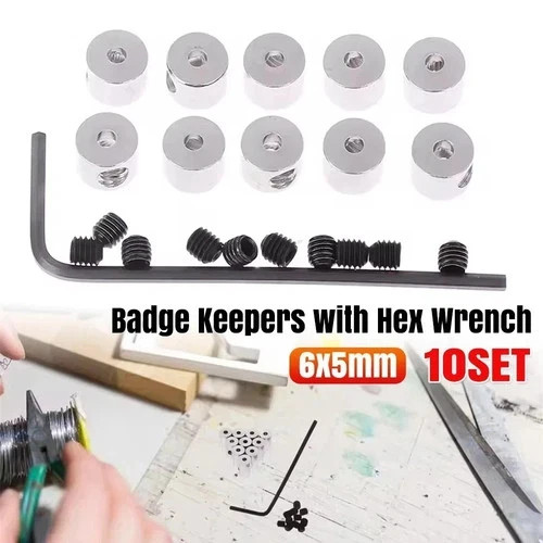 10pcs badge keepers - 10pcs,