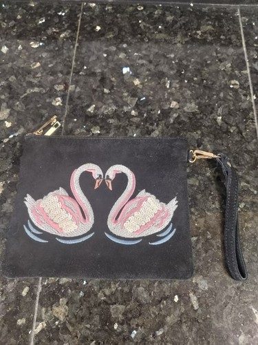 Clutch bag real leather - clutch,