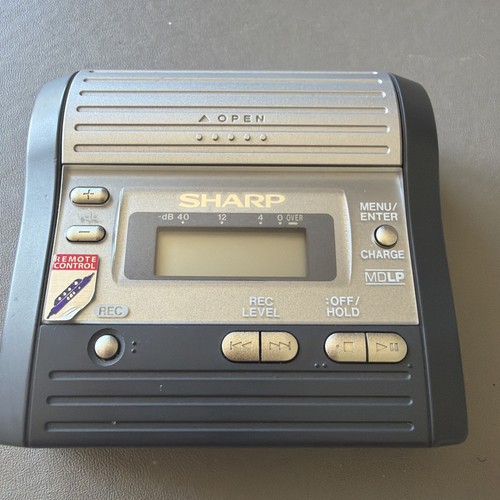 Sharp minidisc player - sharp,