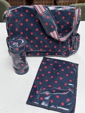 Cath Kidston Changing Bag With Changing Mat And Bottle Holder